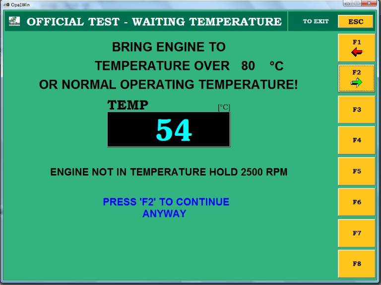 BrainBee Diesel Emission test